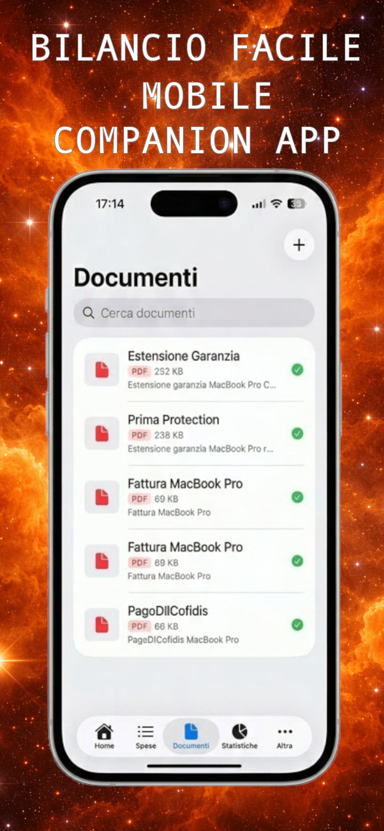 BilancioFacileMobile - Documenti