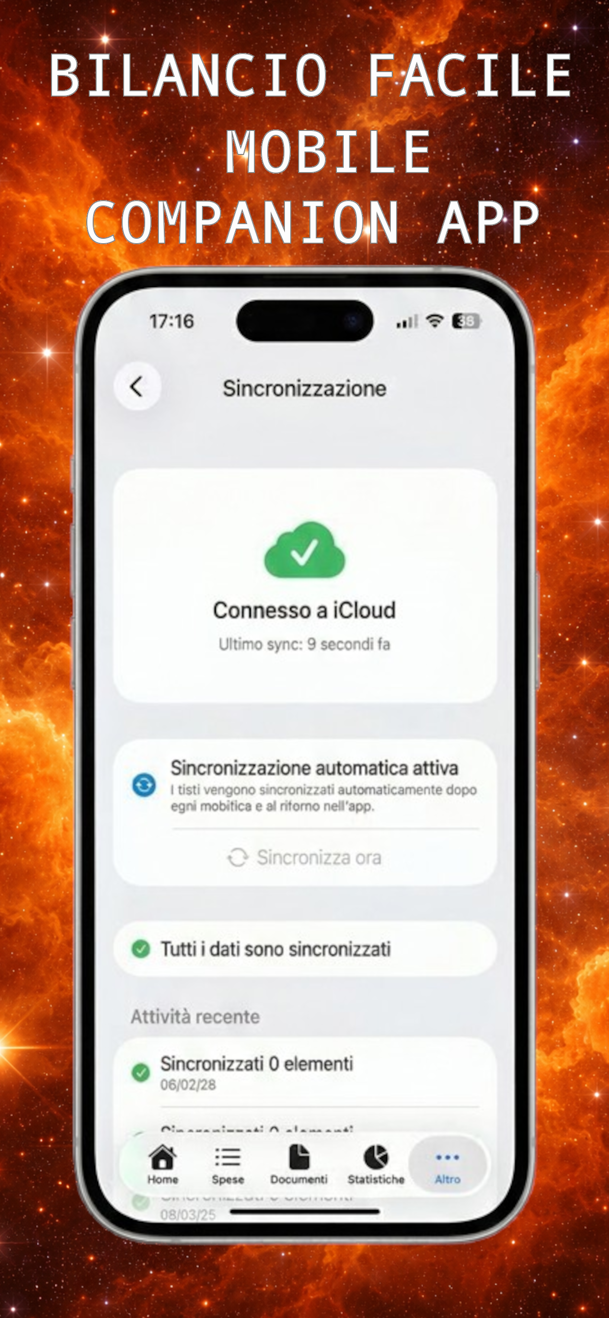 BilancioFacileMobile - Statistiche